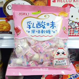 香港货进口捷昇GEL乳酸味果味软糖450g 儿童孕妇休闲零食糖果食品