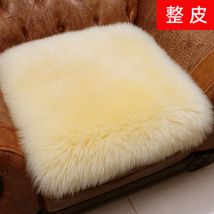 整张羊皮裁剪澳洲羊毛沙发沙发坐垫羊毛坐垫椅垫椅子垫纯羊毛定做