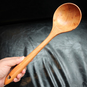 泰国柚木大汤勺长柄大号木质勺子不粘锅专用炒勺铲子家用无漆木勺