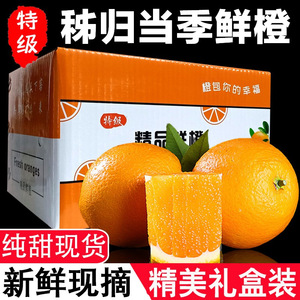 超甜正宗夏橙春橙子新鲜10斤大果赣南脐橙品种9精品当季水果5