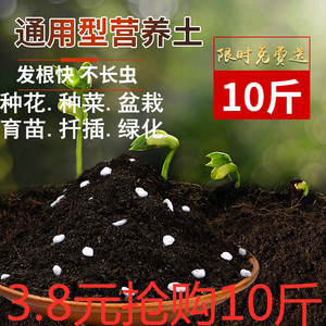 30斤精装大包100斤阳台蔬菜种花种植种菜通用型泥土营养土养花家