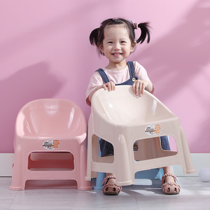 儿童靠背椅子小孩椅子塑料加厚小板凳宝宝椅家用婴幼儿创意凳包邮