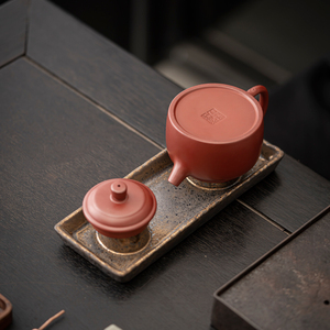 中式盖置高端紫砂壶盖托陶瓷晾壶架功夫茶具配件盖碗搁置架凉壶架