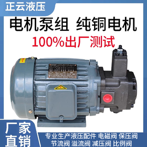 液压油泵电机组0.75KW-1.5KW-VP20-2.2KW-3.7KW /VP40/vp30