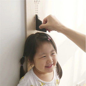 韩国INS儿童木质身高尺装饰墙贴挂尺宝宝婴儿身高测量仪拍摄道具