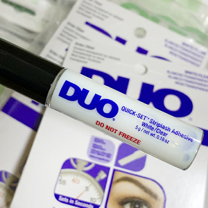 正品MAC美国DUO睫毛5秒速干假睫毛胶水透明白胶5g防过敏天然乳胶