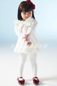 【新年系列】HM童装女婴2024春季新款蝴蝶结装饰连衣裙1218967