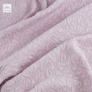 日式纯色绗缝被单双人空调被床盖单件12米15米加棉砂洗夏被床单