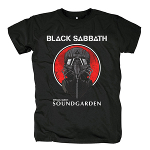 Soundgarden声音花园摇滚朋克重金属男女同款圆领纯棉印花短袖