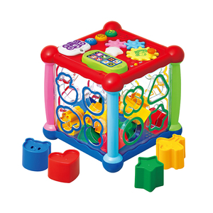 日本皇室Toyroyal六面体益智积木盒儿童早教玩具多种玩法1.5岁