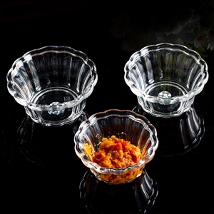 调味碗酱汁碗亚克力pc火锅布丁碗透明塑料小吃碟子调料小碗蘸酱碟