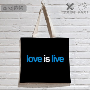 陈奕迅love专辑周边单肩布袋L.O.V.E演唱会海报同款手提购物包包