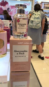 12月优惠  Abercrombie & Fitch Authentic 真实女士淡香水100ml