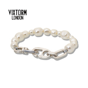 英国VIXTORM®正品手链 Hernari手链奥地利珍珠s925银不规则珍珠
