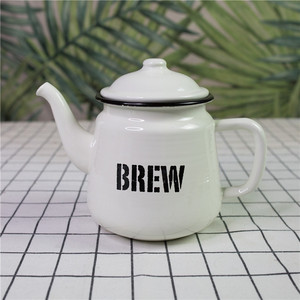 印象搪瓷 出口英国 搪瓷 珐琅咖啡壶 水壶 手冲壶 茶壶