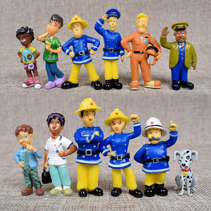小小山姆消防员救援救生队手办玩偶儿童玩具生日蛋糕公仔摆件模型