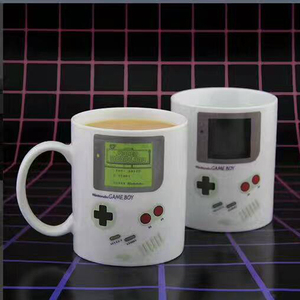 外贸Game Boy Mug OVER 新款复古任天堂游戏机变色杯马克杯送礼