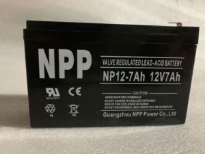 NPP 耐普 全新 NP12-7 NP12-5 蓄电池 12V7AH 电梯12V7AH监控电瓶