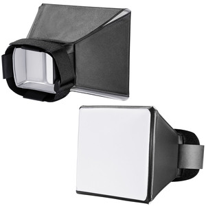 单反相机柔光灯罩配件通用外闪罩万用柔光罩机顶闪光灯便携柔光箱