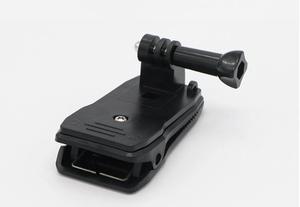 360度调节大力夹具适用于gopro Hero5/4/3背包夹小蚁运动相机夹子