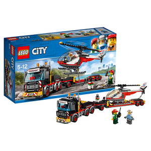 丹麦乐高Lego城市CITY系列 重型直升机运输车60183现货