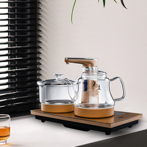 智能全自动上水电热煮茶炉泡茶桌专用茶台一体家用电磁玻璃烧水壶