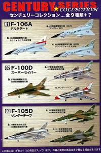 FTOYS 1/144 20世纪美国100系列战斗机F100F105F106 成品模型现货