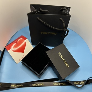 汤姆福特TOM FORD口红盒TF香水礼品盒 TF银白包装 丝带手提袋