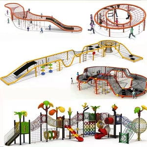 户外大型攀爬网小区幼儿园爬网钻笼公园景区拓展设备儿童游乐设施