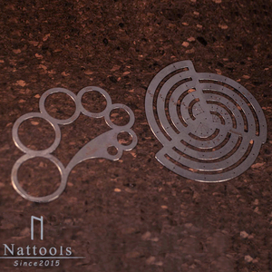 Nattools小号曲线板 圈圈尺 圆角模板手工DIY皮革工具绘图模板
