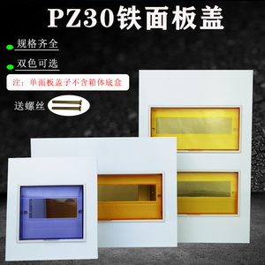 PZ30配电箱面板铁盖板明暗装箱盖子10/12/15/18/20回路单双排三排