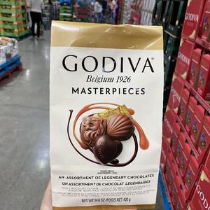 现货加拿大Godiva歌帝梵心形软心夹心黑巧克力混合420g丝滑