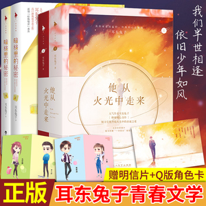 【耳东兔子作品全4册】暗格里的秘密+他从火光中走来 我曾在时光里听过你 张馨予结婚 青春校园文学 都市情感爱情言情小说 正版