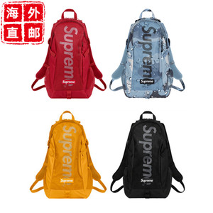 日本 supreme 20SS Backpack Bag网眼书包双肩背包3M反光旅行包