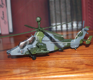 EC665 欧洲虎式直升机模型机模型1：72EC665直升机合金攻击直升