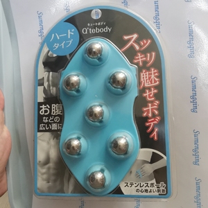日本本土Qtebody多功能七龙珠按摩滚珠紧致肌肤淋巴按摩器仪 腹部