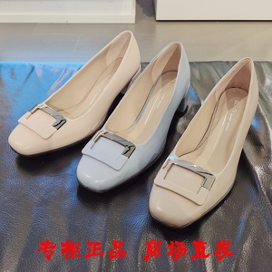 专柜正品ECCO爱步春款秋款舒适牛皮运动休闲女鞋单鞋 290533