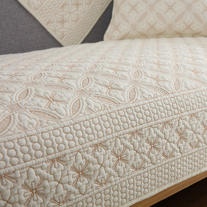 极简沙发垫纯棉时尚四季通用布艺防滑现代实木北欧全棉巾罩套全盖