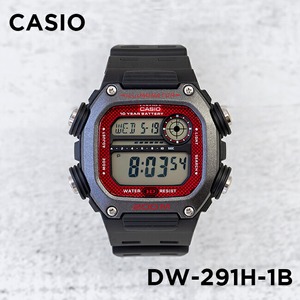 卡西欧手表男CASIO DW-291H-1B 运动数字方形地图防水复古电子表