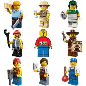 正版LEGO人仔正品乐高小人随机人物拼装积木公仔单个人偶儿童玩具