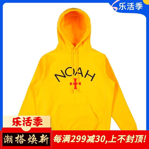 NOAH CORE LOGO HOODIE 十字架 套头连帽衫 黄色 卫衣 加绒 外套