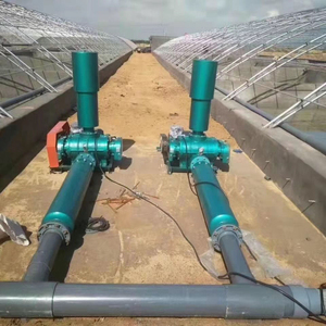 变频罗茨鼓风机全套静音鱼塘增氧污水处理曝气养料输送矿场真空泵