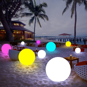 LED装饰灯球七彩氛围灯景观庭院草坪灯舞台手捧道具灯发光圆球灯