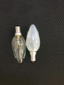 照明烛型fsl灯泡230V25W40W透明E14小罗口蜡烛灯水晶灯4W节能尖泡