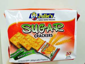 马来西亚进口Julies/茱莉茱蒂丝口口香饼干260g/袋*24袋/箱12.5