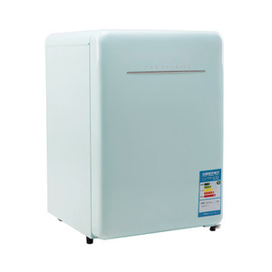 DAEWOO/大宇单门复古冰箱80L 120L办公室冷藏冷冻小型节能静音