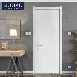 开开木门 现代简约室内门实木复合免漆门套装门卧室门家用木门M02