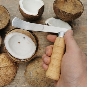 开椰器家用椰肉刨刀开椰子神器老椰子开壳器取椰肉神器椰子开口器