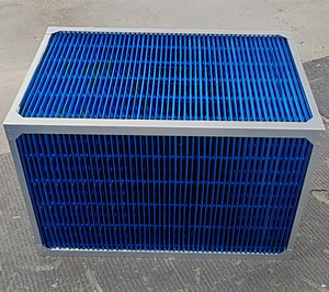 猪舍EPC新风控制系统亲水铝箔空气热交换器  板式换热热回收芯体