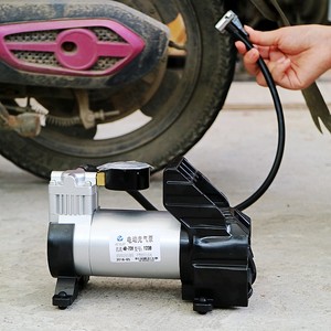 电动车充气泵48v60v72V通用高压真空胎打气泵电瓶车便携96伏气筒